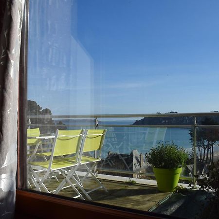 Appartement 2-4 pers VUE MER EXCEPTIONNELLE avec terrasse à PERROS-GUIREC - Ref 908 Extérieur photo