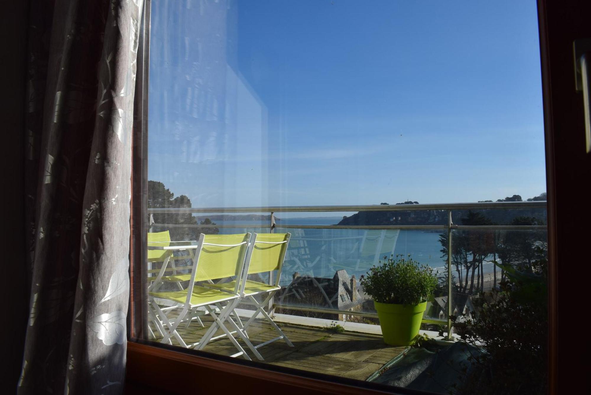 Appartement 2-4 pers VUE MER EXCEPTIONNELLE avec terrasse à PERROS-GUIREC - Ref 908 Extérieur photo